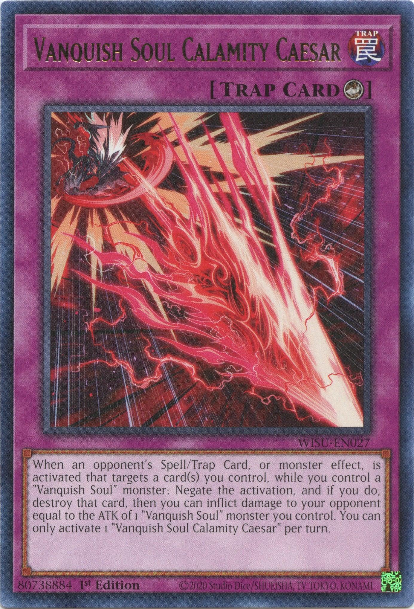 Vanquish Soul Calamity Caesar [WISU-EN027] Rare - Josh's Cards