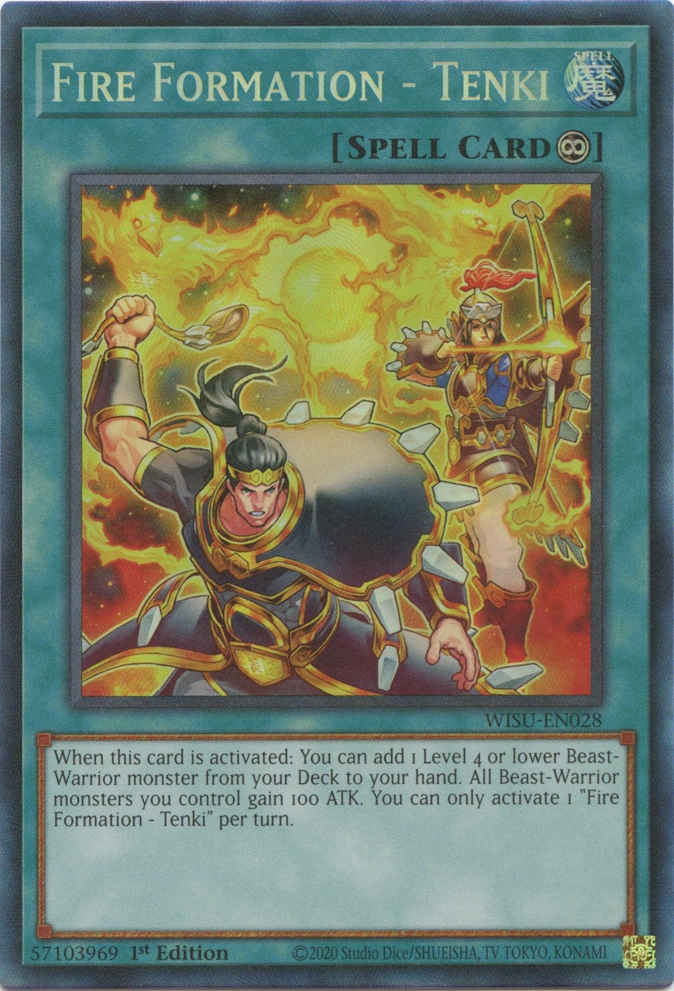 Fire Formation - Tenki [WISU-EN028] Collector's Rare - Josh's Cards