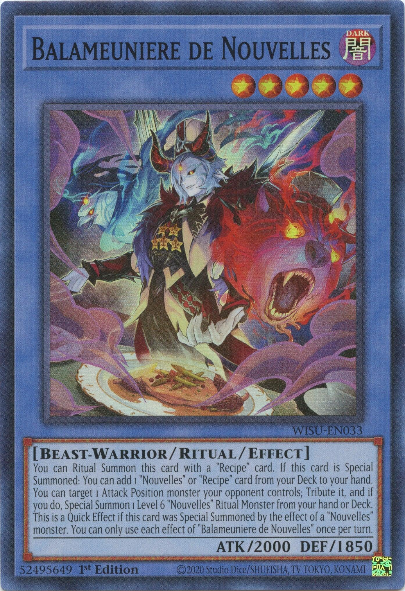 Balameuniere de Nouvelles [WISU-EN033] Super Rare - Josh's Cards