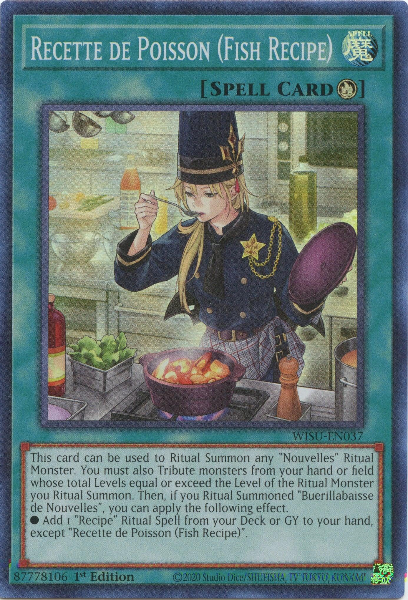 Recette de Poisson (Fish Recipe) [WISU-EN037] Super Rare - Josh's Cards