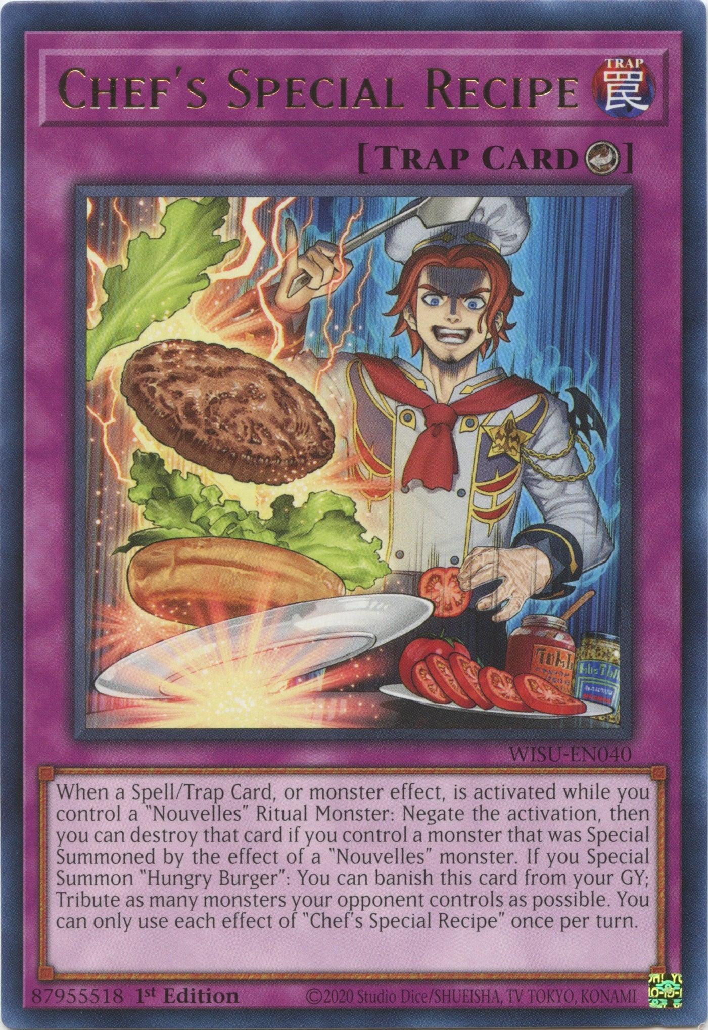 Chef's Special Recipe [WISU-EN040] Rare - Josh's Cards