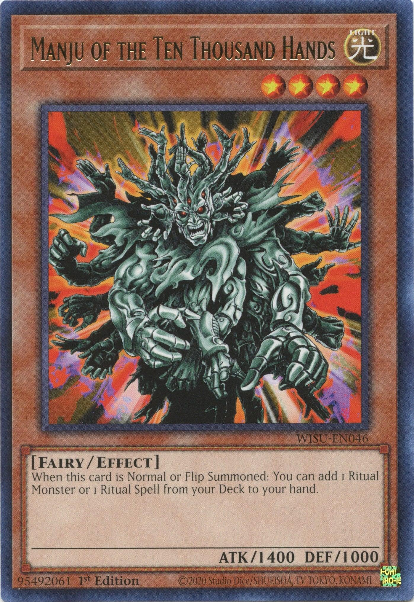 Manju of the Ten Thousand Hands [WISU-EN046] Rare - Josh's Cards