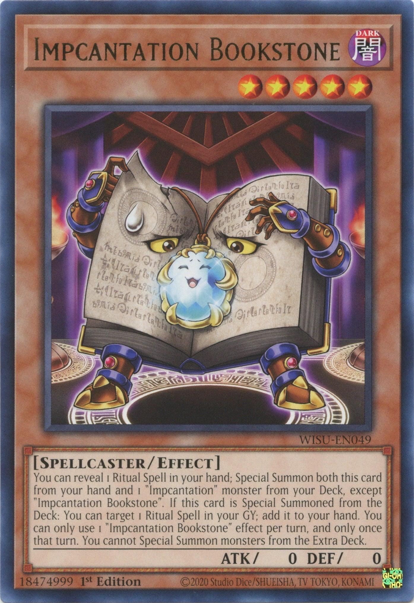 Impcantation Bookstone [WISU-EN049] Rare - Josh's Cards