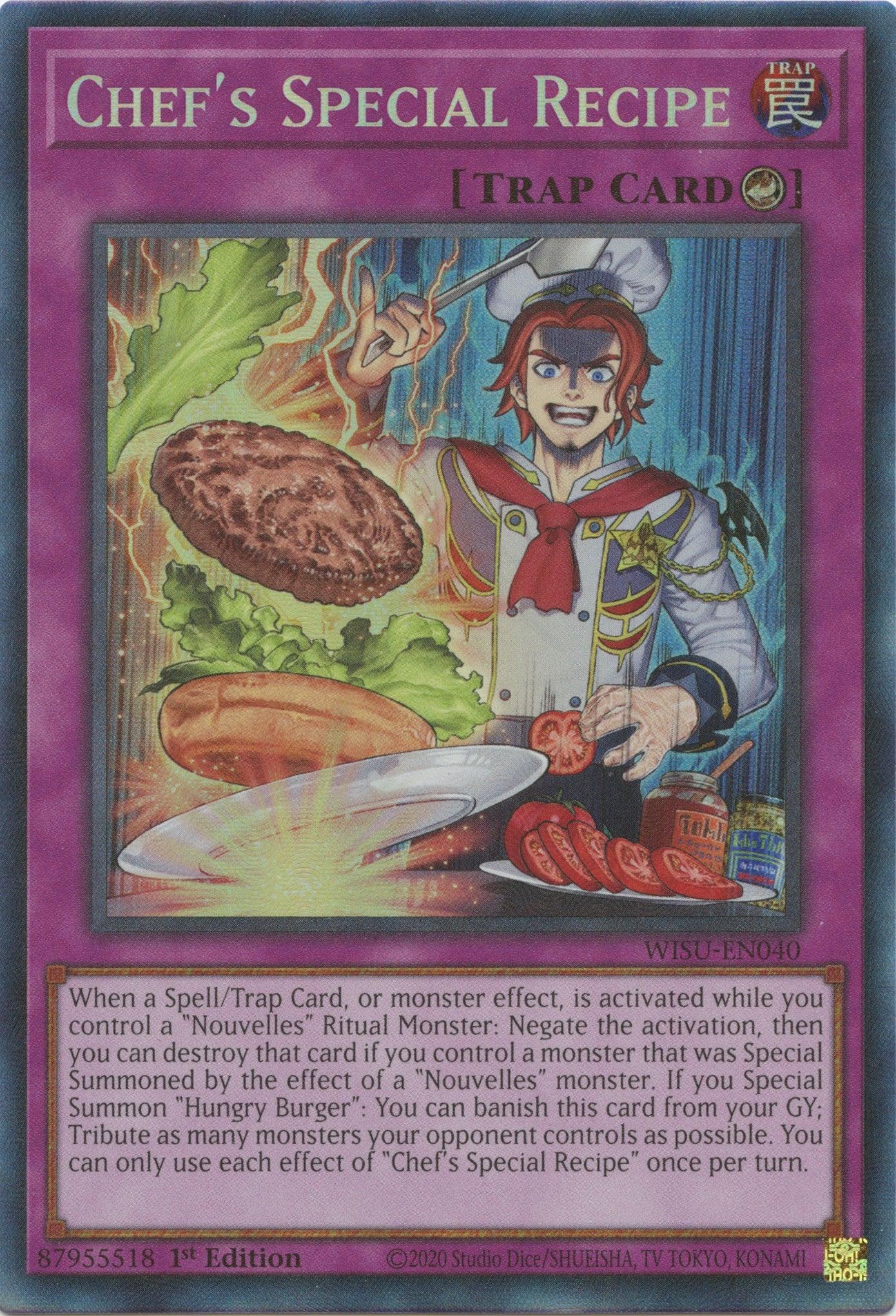Chef's Special Recipe [WISU-EN040] Collector's Rare - Josh's Cards