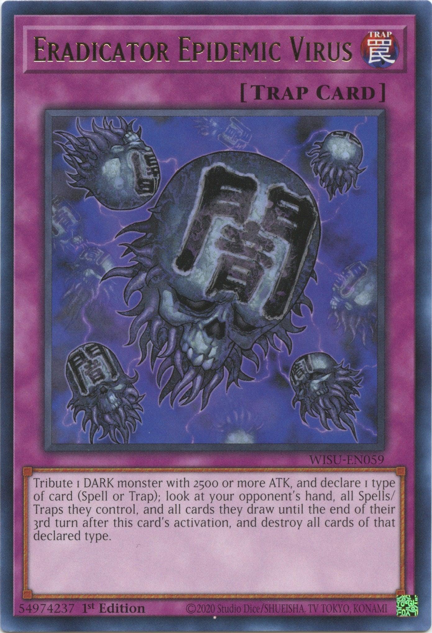 Eradicator Epidemic Virus [WISU-EN059] Rare - Josh's Cards