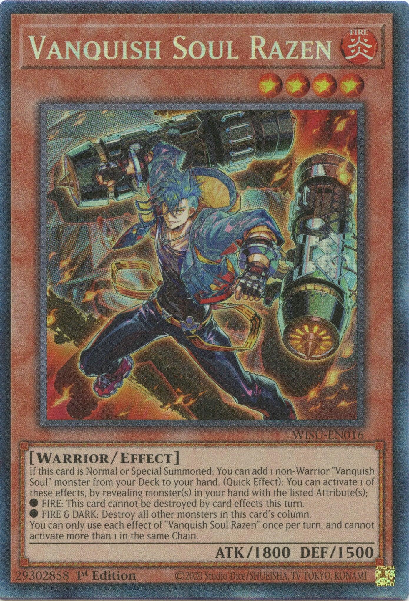 Vanquish Soul Razen [WISU-EN016] Collector's Rare - Josh's Cards
