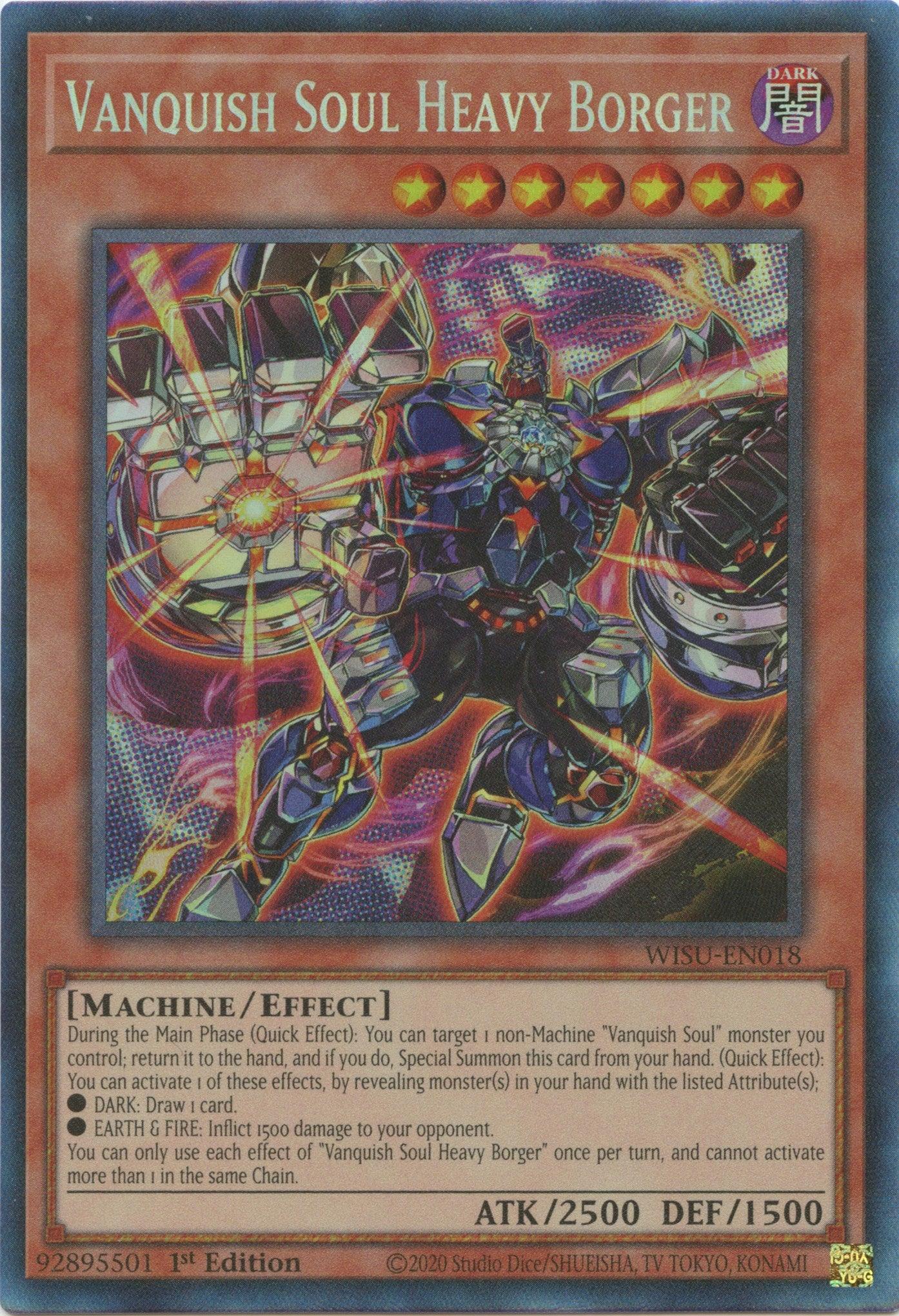 Vanquish Soul Heavy Borger [WISU-EN018] Collector's Rare - Josh's Cards