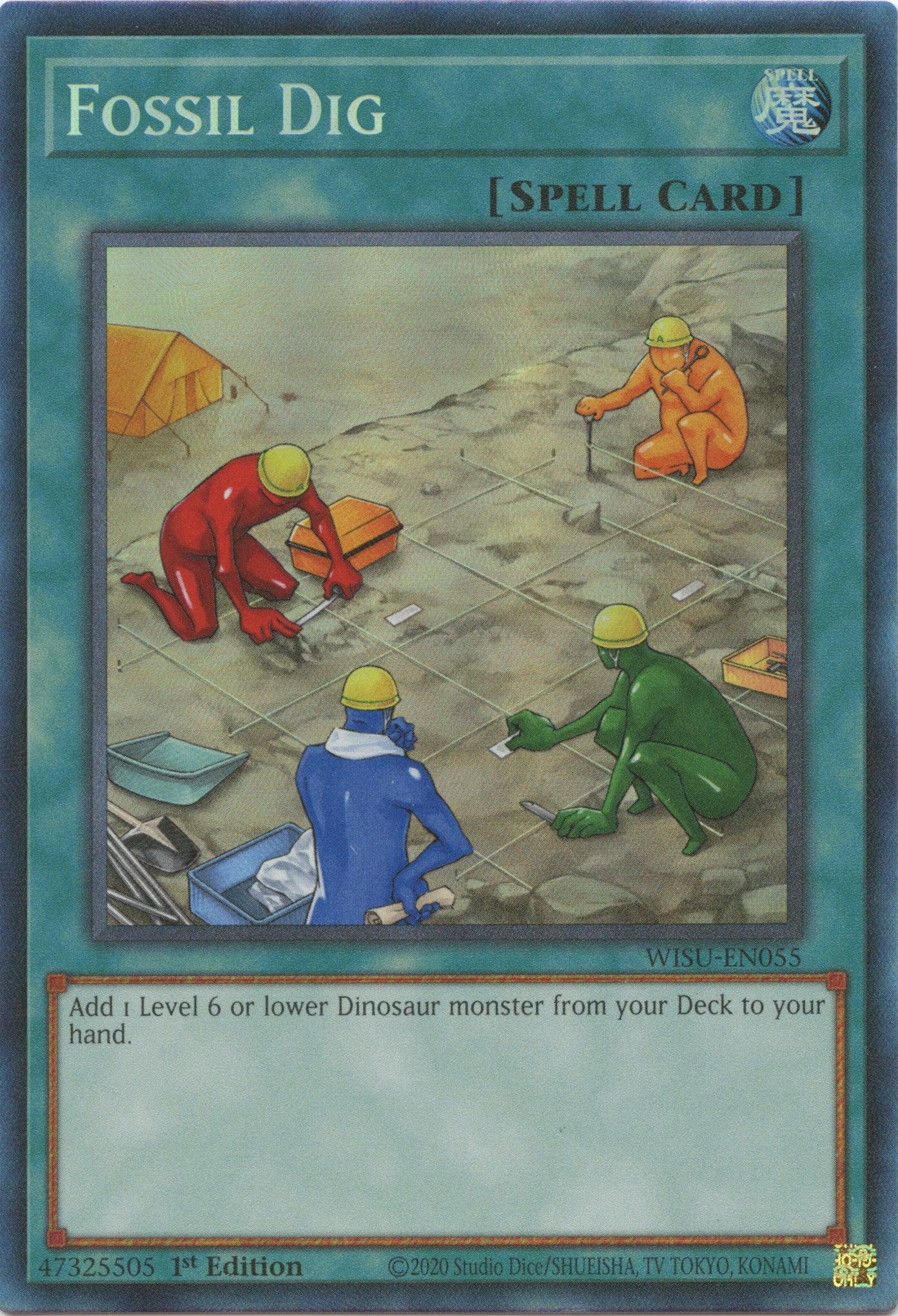 Fossil Dig [WISU-EN055] Collector's Rare - Josh's Cards