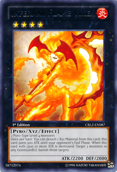 Infernal Flame Vixen [CBLZ-EN087] Rare - Josh's Cards