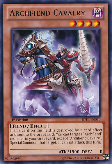 Archfiend Cavalry [JOTL-EN030] Rare - Josh's Cards