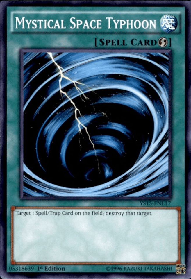 Mystical Space Typhoon [YS15-ENL17] Common - Josh's Cards