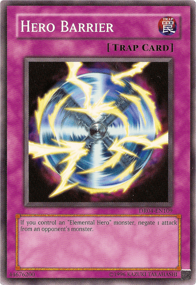 Hero Barrier [DR04-EN109] Common - Josh's Cards