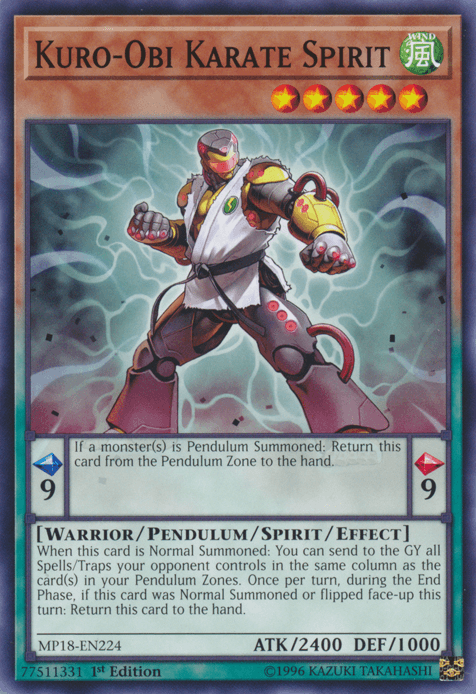 Kuro-Obi Karate Spirit [MP18-EN224] Common - Josh's Cards