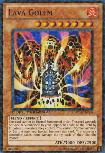 Lava Golem [DT03-EN006] Super Rare - Josh's Cards