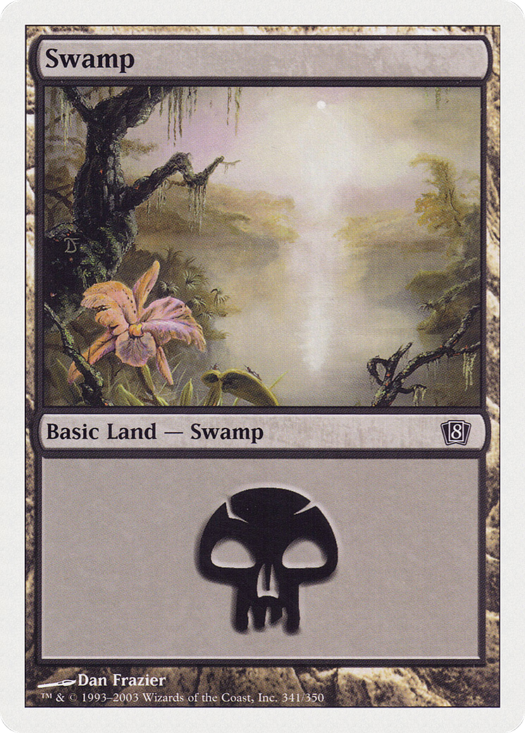 Swamp (341) [Eighth Edition] Foil