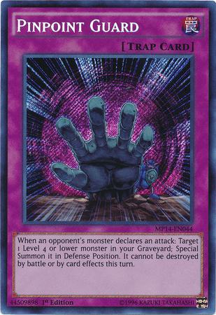 Pinpoint Guard [MP14-EN044] Secret Rare - Josh's Cards