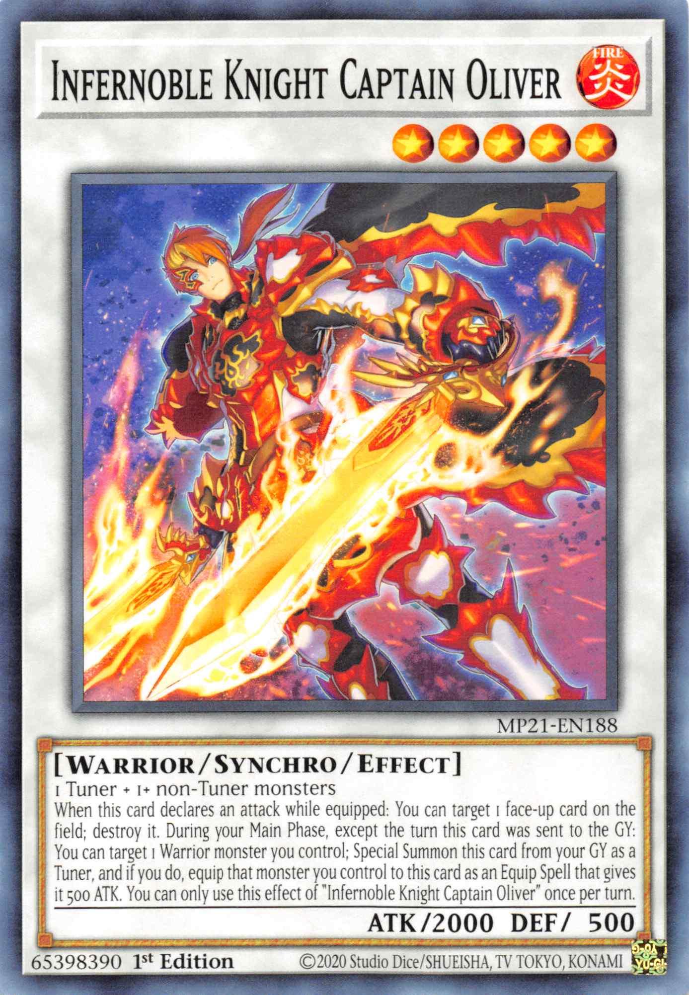 Infernoble Knight Captain Oliver [MP21-EN188] Common - Josh's Cards