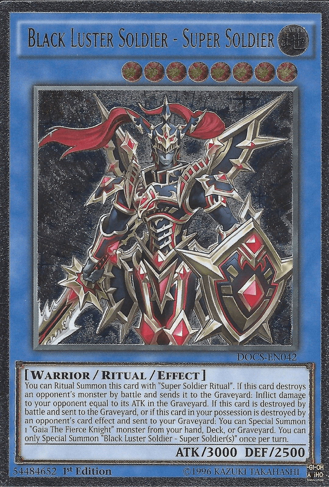 Black Luster Soldier - Super Soldier (UTR) [DOCS-EN042] Ultimate Rare - Josh's Cards