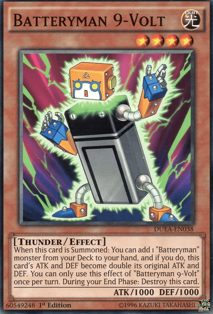 Batteryman 9-Volt [DUEA-EN038] Common - Josh's Cards