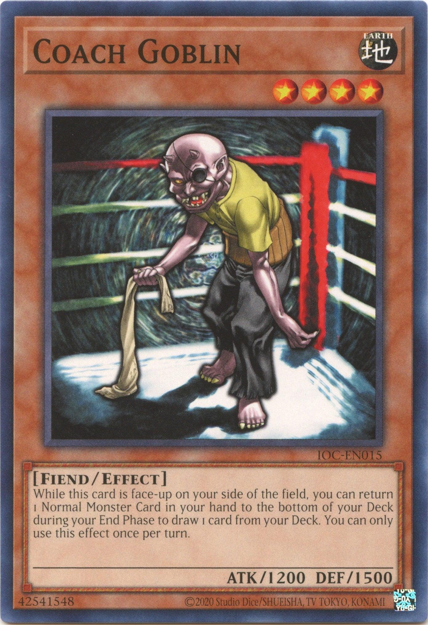 Coach Goblin (25th Anniversary) [IOC-EN015] Common - Josh's Cards