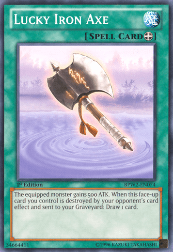 Lucky Iron Axe [BPW2-EN074] Common - Josh's Cards