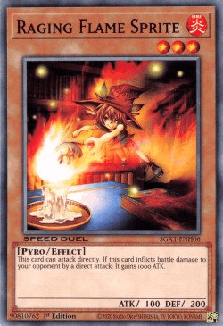 Raging Flame Sprite [SGX1-ENH06] Common - Josh's Cards