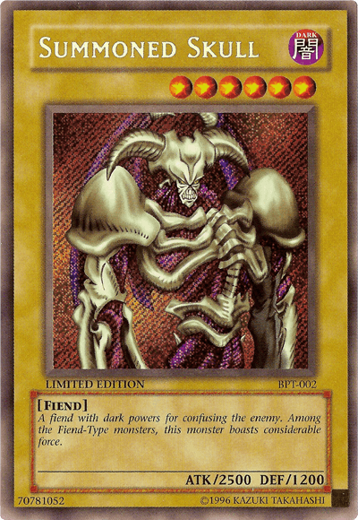 Summoned Skull [BPT-002] Secret Rare - Josh's Cards