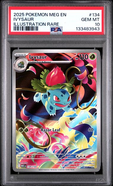 Ivysaur Mega Evolution 134/132 PSA 10