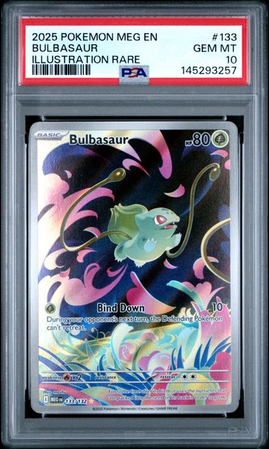 Bulbasaur Mega Evolution 133/123 PSA 10