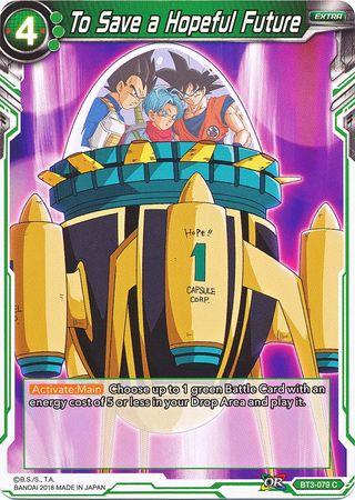 To Save a Hopeful Future (BT3-079) [Cross Worlds] Parallel Foil