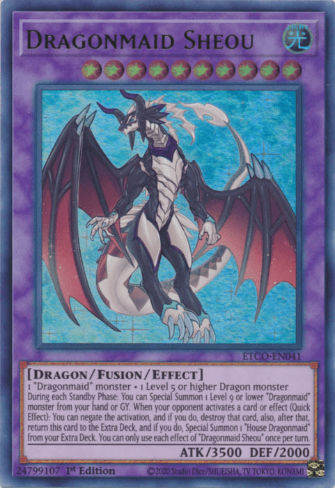 Dragonmaid Sheou [ETCO-EN041] Ultra Rare - Josh's Cards