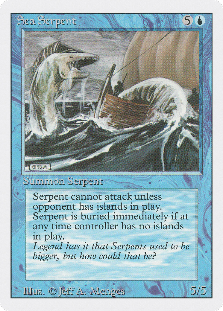 Sea Serpent (3ED-078) - Revised Edition