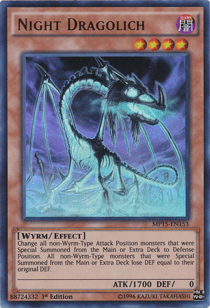 Night Dragolich [MP15-EN153] Ultra Rare - Josh's Cards