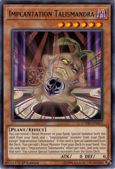 Impcantation Talismandra [CYHO-EN013] Rare - Josh's Cards