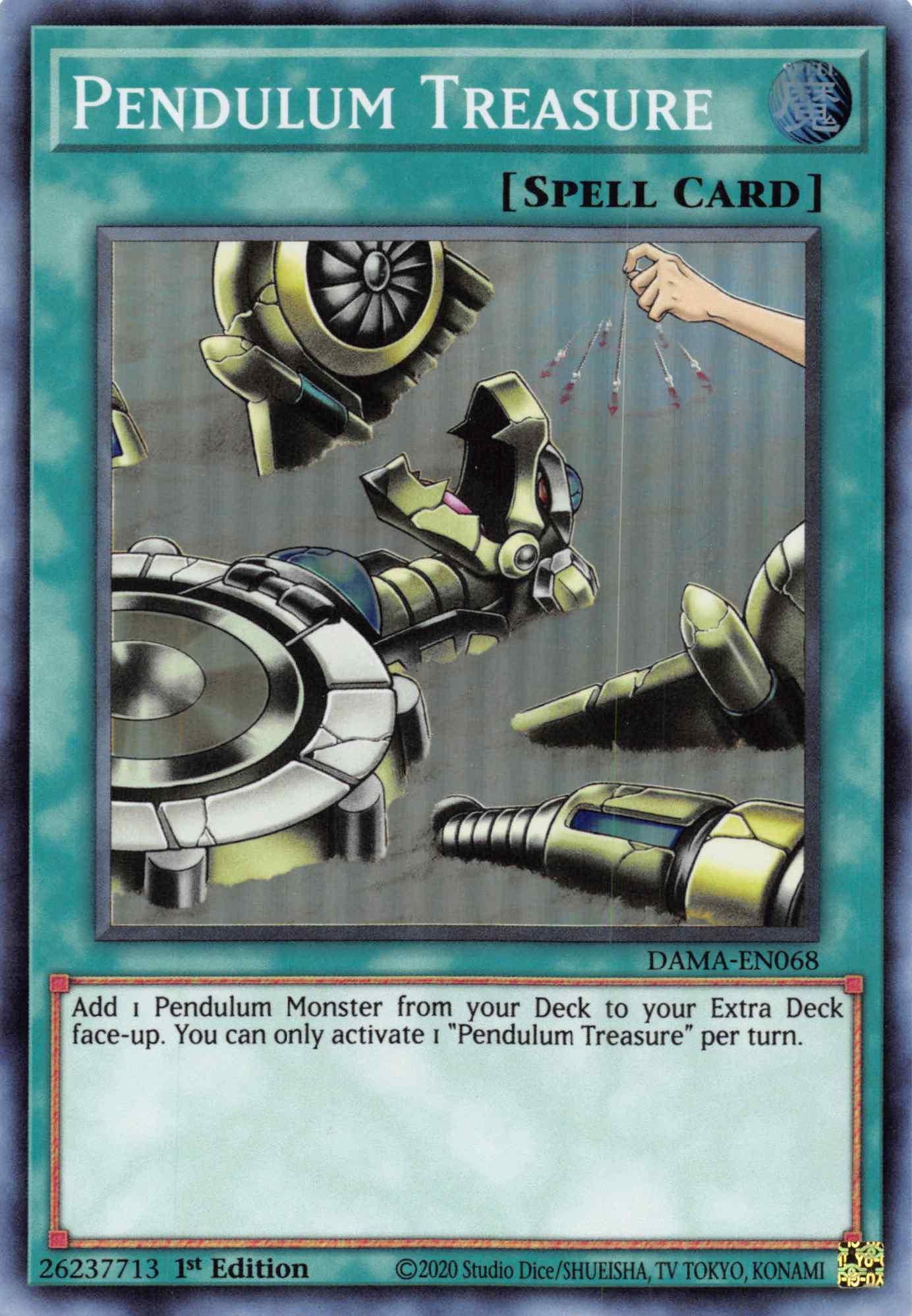 Pendulum Treasure [DAMA-EN068] Super Rare - Josh's Cards