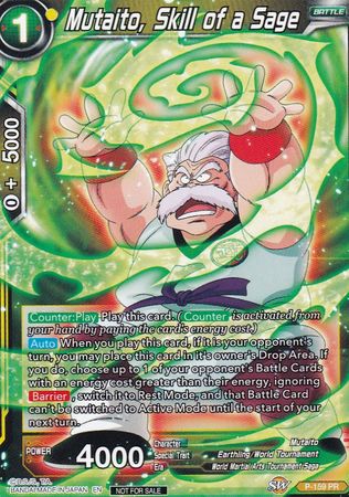 Mutaito, Skill of a Sage (Power Booster) (P-159) [Promotion Cards] Parallel Foil