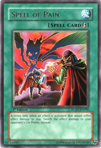 Spell of Pain [RGBT-EN090] Rare - Josh's Cards