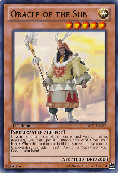 Oracle of the Sun [BP02-EN087] Common - Josh's Cards