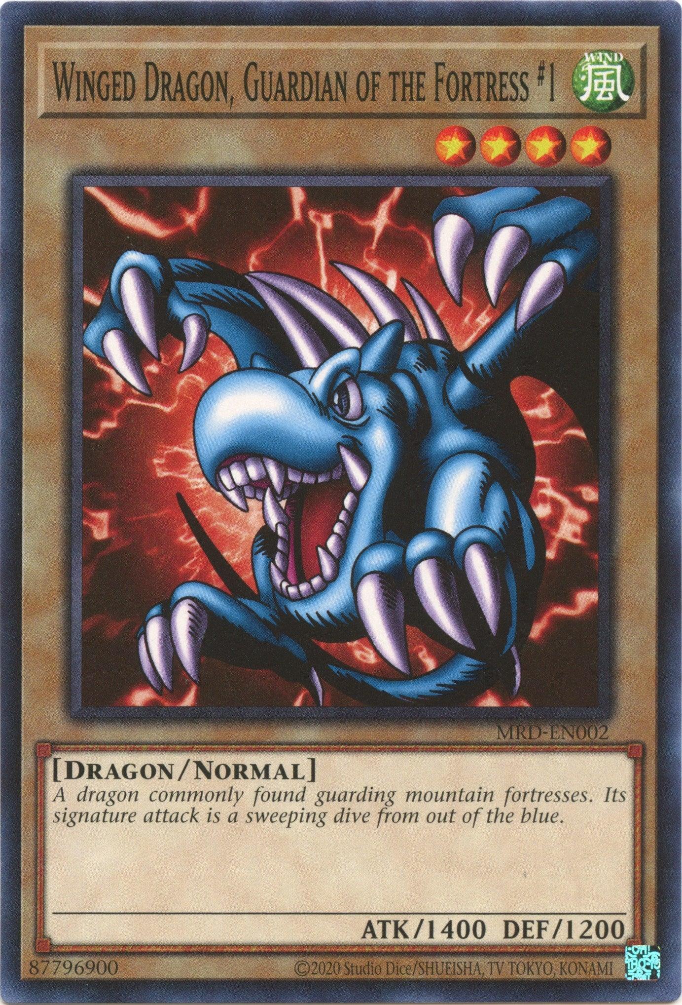 Winged Dragon, Guardian of the Fortress #1 (25th Anniversary) [MRD-EN002] Common - Josh's Cards