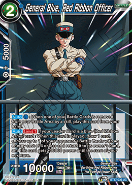 General Blue, Red Ribbon Officer (BT17-039) [Ultimate Squad] Parallel Foil