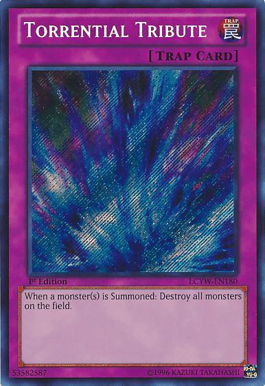 Torrential Tribute [LCYW-EN180] Secret Rare - Josh's Cards
