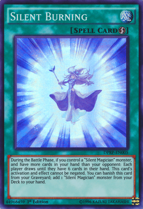 Silent Burning [DPRP-EN005] Super Rare - Josh's Cards