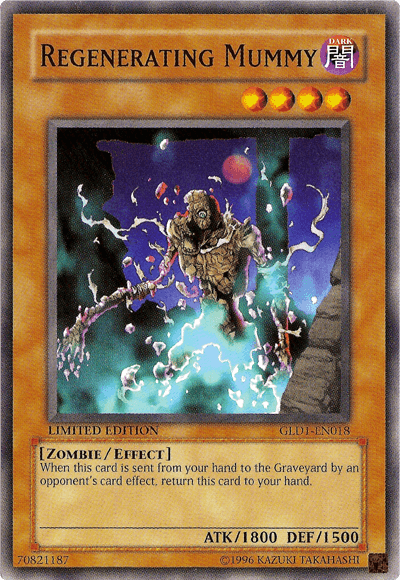 Regenerating Mummy [GLD1-EN018] Common - Josh's Cards
