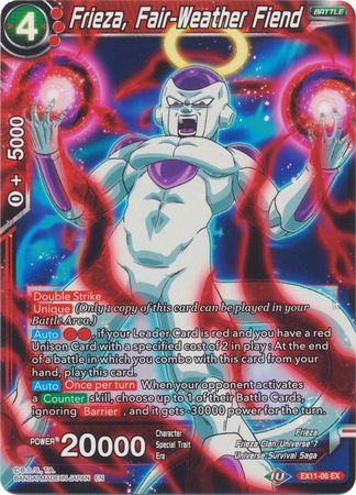 Frieza, Fair-Weather Fiend (EX11-06) [Universe 7 Unison] Parallel Foil
