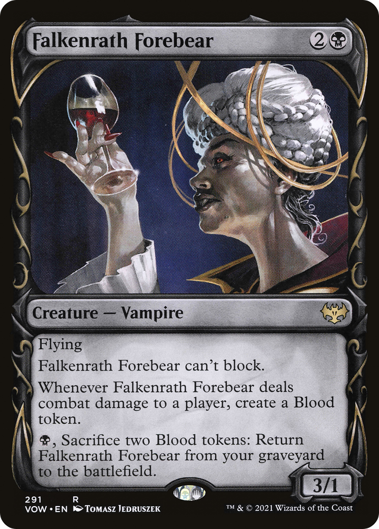 Falkenrath Forebear (VOW-291) - Innistrad: Crimson Vow: (Showcase)