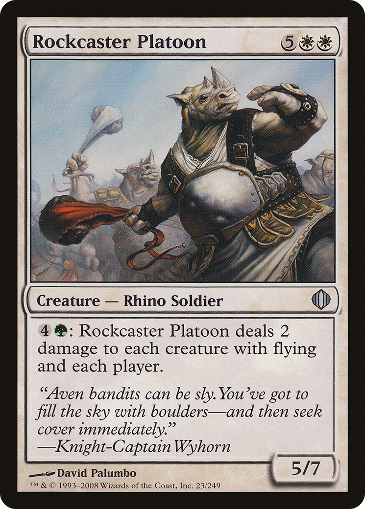Rockcaster Platoon (ALA-023) - Shards of Alara