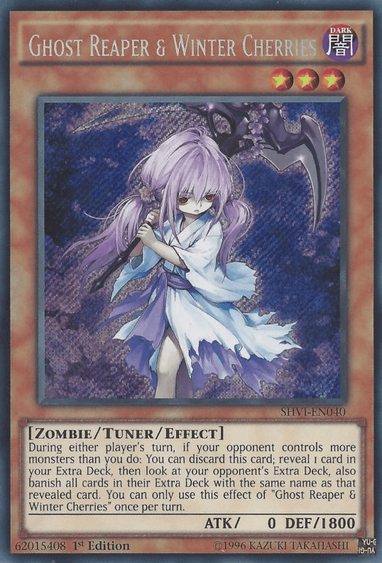 Ghost Reaper & Winter Cherries [SHVI-EN040] Secret Rare - Josh's Cards