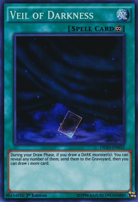 Veil of Darkness [DESO-EN052] Super Rare - Josh's Cards