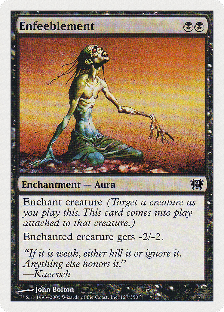 Enfeeblement [Ninth Edition] Foil