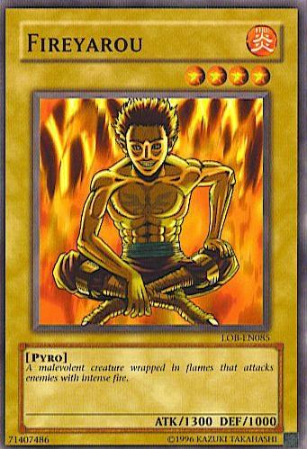 Fireyarou [LOB-EN085] Common - Josh's Cards